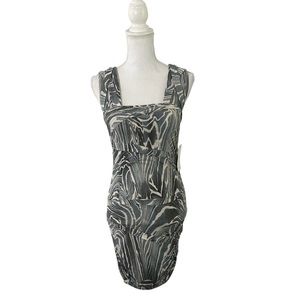 NWT Leifsdottir Trendy Riches Ruched Dress Small